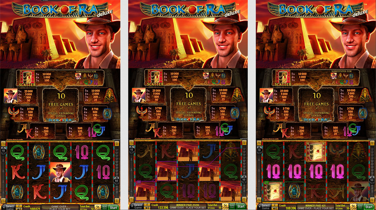 Игровой автомат Book of Ra Deluxe демо. 