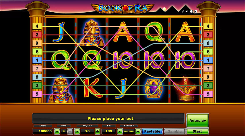 Бук оф Ра играть онлайн бесплатно. 