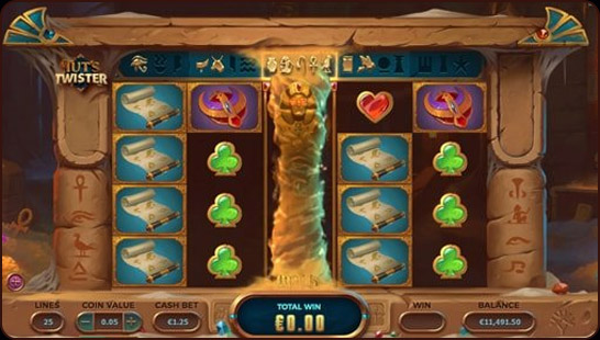 Tuts Twister игровой автомат. 