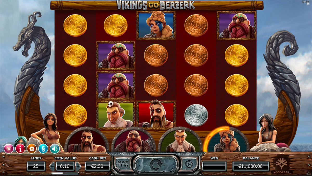 Vikings Go Berzerk игровой автомат демо. 