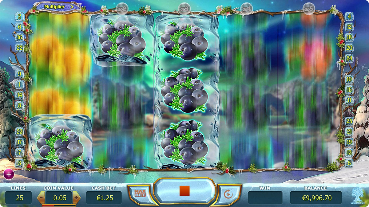 Игровой автомат Зимние ягоды.